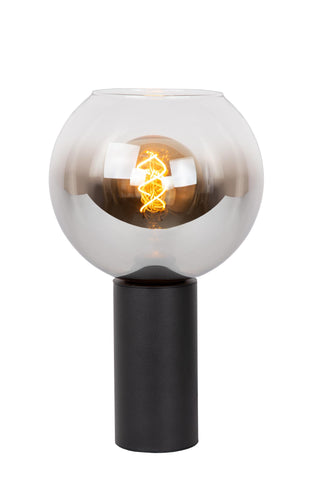 MARIUS - Tafellamp - Ø 20 cm - 1xE27 - Zwart