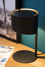 KNULLE - Tafellamp - Ø 15 cm - 1xE14 - Zwart