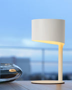 KNULLE - Tafellamp - Ø 15 cm - 1xE14 - Wit
