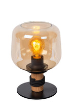 ILONA - Lampe de table - Ø 18 cm - 1xE27 - Ambre