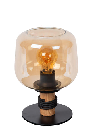 ILONA - Lampe de table - Ø 18 cm - 1xE27 - Ambre