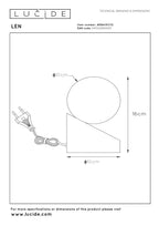 LEN - Tafellamp - Ø 10 cm - 1xG9 - Lichte houtlook