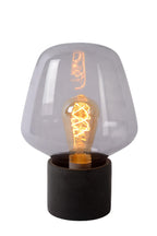 BECKY - Lampe de table - Ø 20 cm - 1xE27 - Fumé
