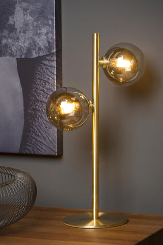 TYCHO - Lampe de table - 2xG9 - Or mat / Laiton
