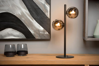TYCHO - Lampe de table - 2xG9 - Noir