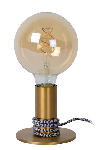 MARIT - Tafellamp - 1xE27 - Mat Goud / Messing