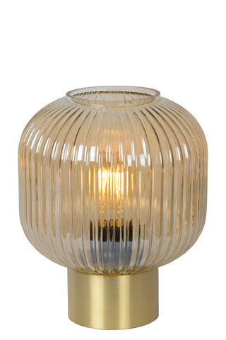 MALOTO - Lampe de table - Ø 20 cm - 1xE27 - Ambre