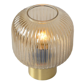 MALOTO - Lampe de table - Ø 20 cm - 1xE27 - Ambre
