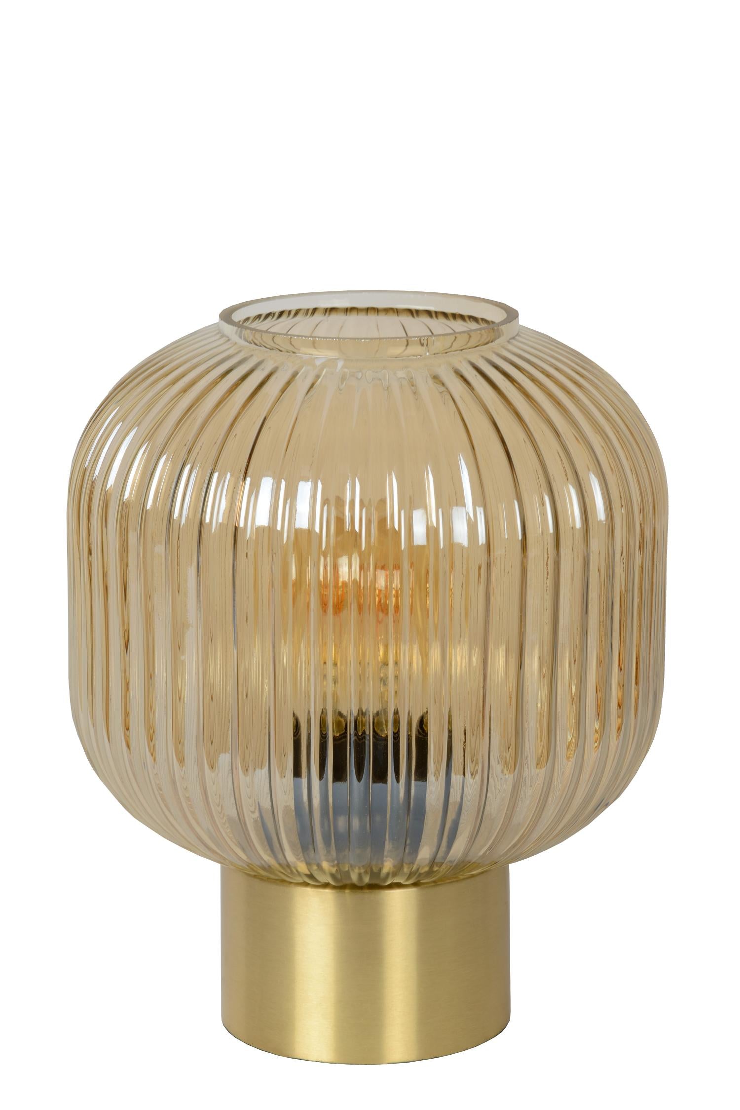 MALOTO - Lampe de table - Ø 20 cm - 1xE27 - Ambre