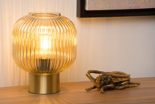 MALOTO - Lampe de table - Ø 20 cm - 1xE27 - Ambre
