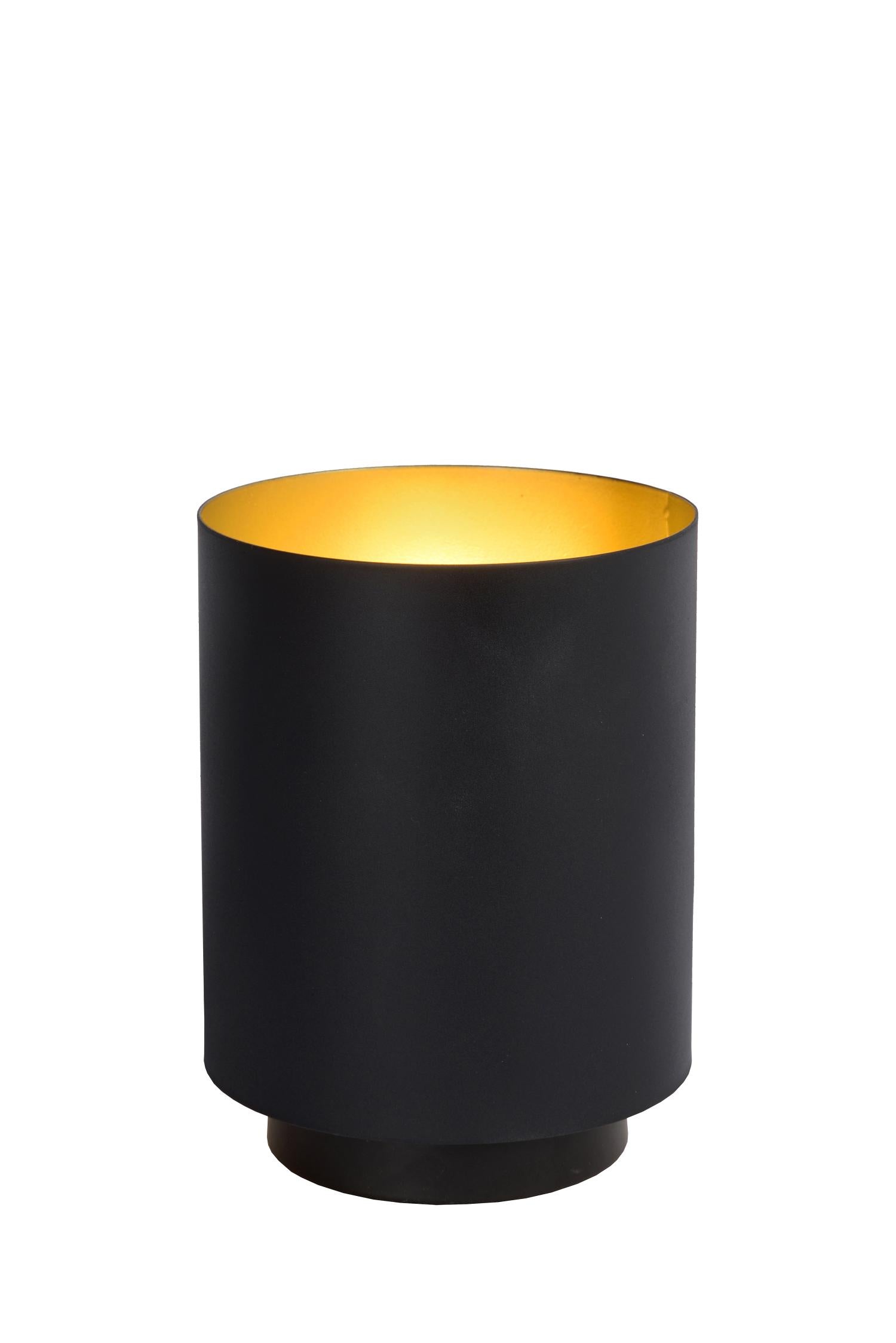 SUZY - Lampe de table - Ø 12 cm - 1xE14 - Noir