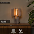 ROLLO - Lampe de table - 1xE27 - Taupe