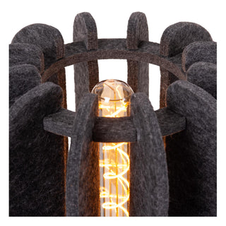 RAFAL - Lampe de table - Ø 23 cm - 1xE27 - Gris