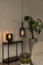 RAFAL - Lampe de table - Ø 23 cm - 1xE27 - Gris