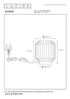 SUENO - Table lamp - Ø 13 cm - 1xE14 - Pink
