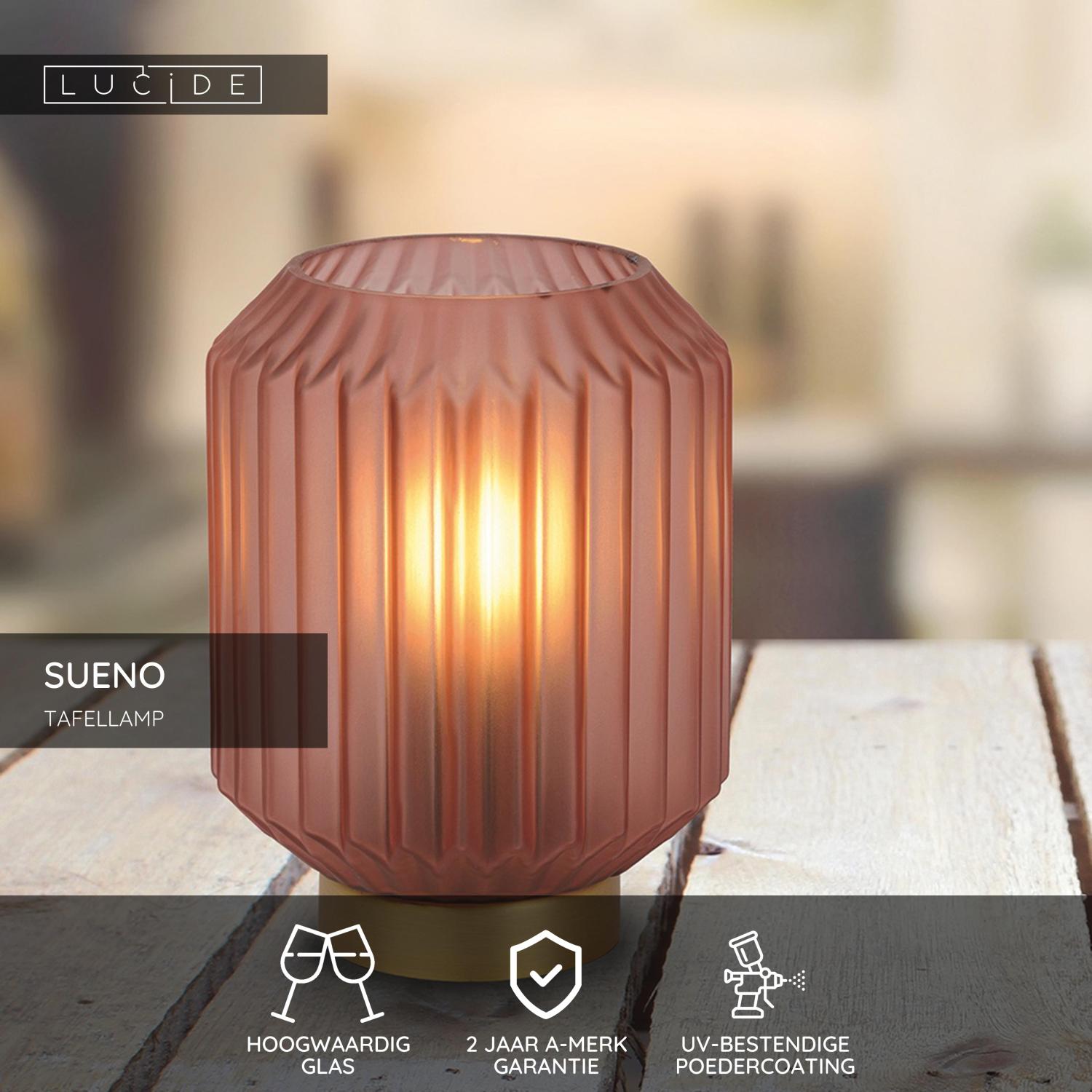 SUENO - Table lamp - Ø 13 cm - 1xE14 - Pink
