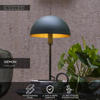 SIEMON - Table lamp - Ø 25 cm - 1xE14 - Green