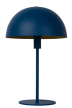 SIEMON - Lampe de table - Ø 25 cm - 1xE14 - Bleu