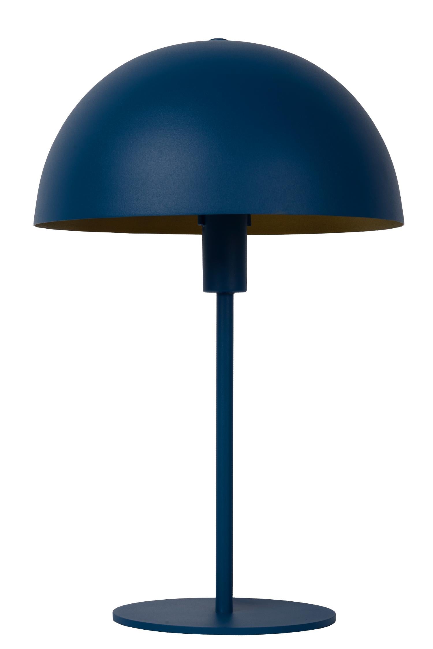 SIEMON - Lampe de table - Ø 25 cm - 1xE14 - Bleu