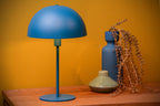 SIEMON - Lampe de table - Ø 25 cm - 1xE14 - Bleu