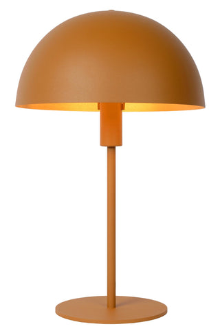 SIEMON - Tafellamp - Ø 25 cm - 1xE14 - Okergeel