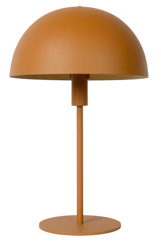 SIEMON - Tafellamp - Ø 25 cm - 1xE14 - Okergeel