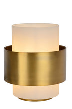 FIRMIN - Tafellamp - Ø 20 cm - 1xE27 - Mat Goud / Messing