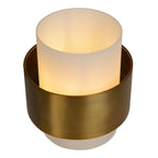 FIRMIN - Tafellamp - Ø 20 cm - 1xE27 - Mat Goud / Messing
