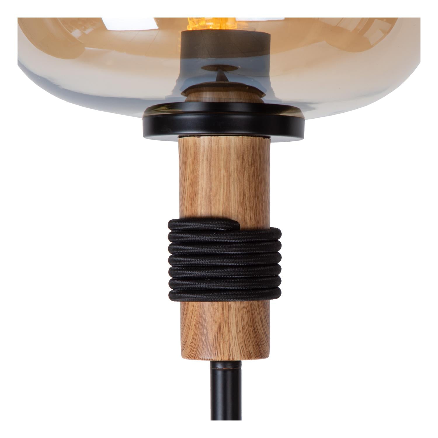 ILONA - Vloerlamp - Ø 34 cm - 1xE27 - Amber