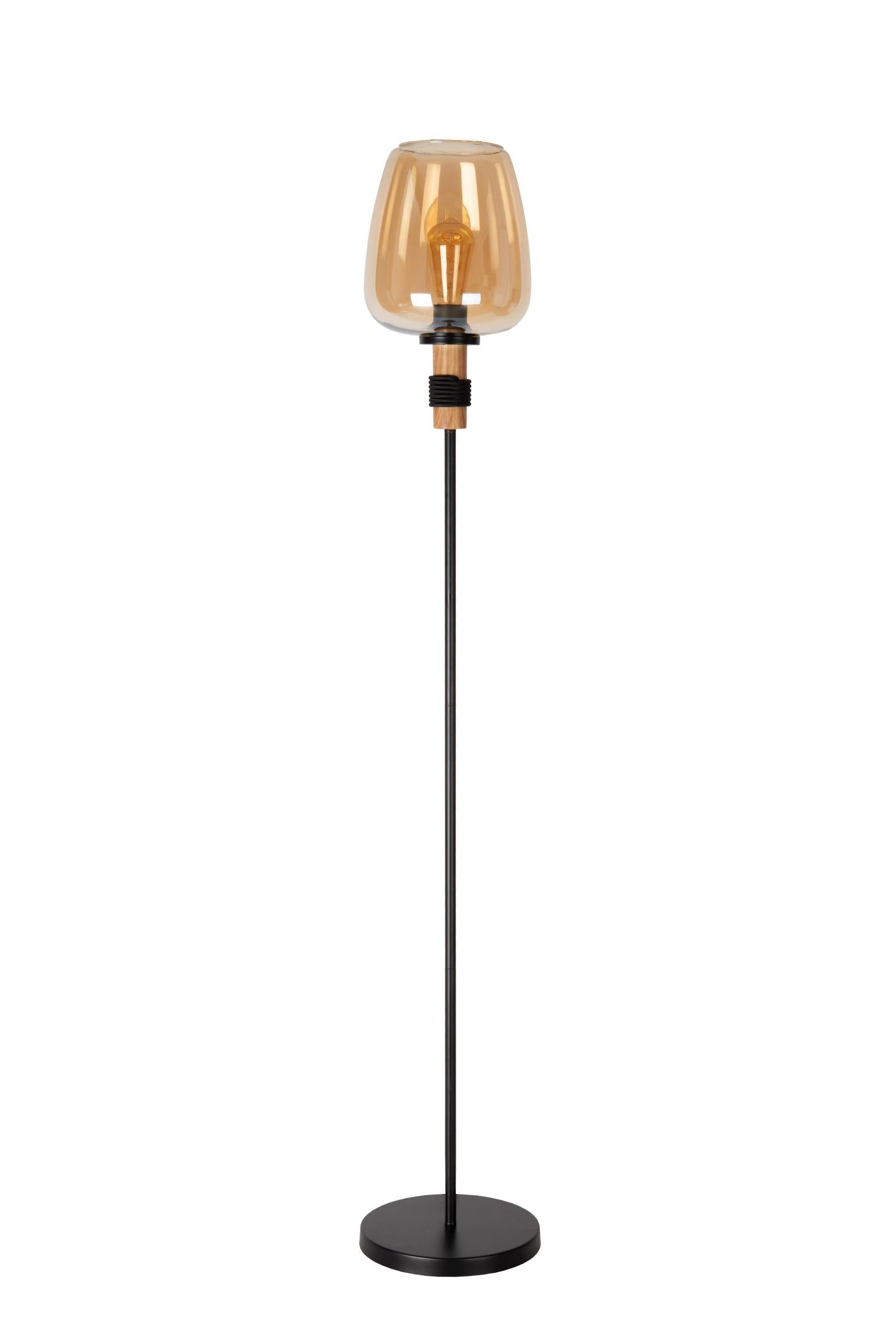 ILONA - Vloerlamp - Ø 34 cm - 1xE27 - Amber
