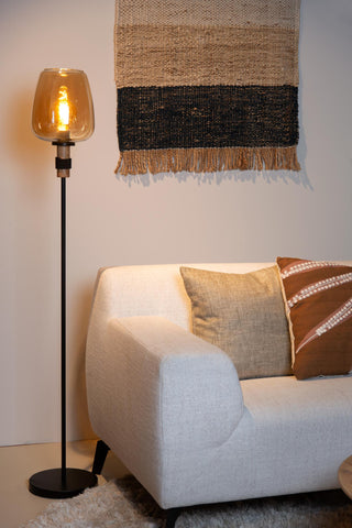 ILONA - Vloerlamp - Ø 34 cm - 1xE27 - Amber