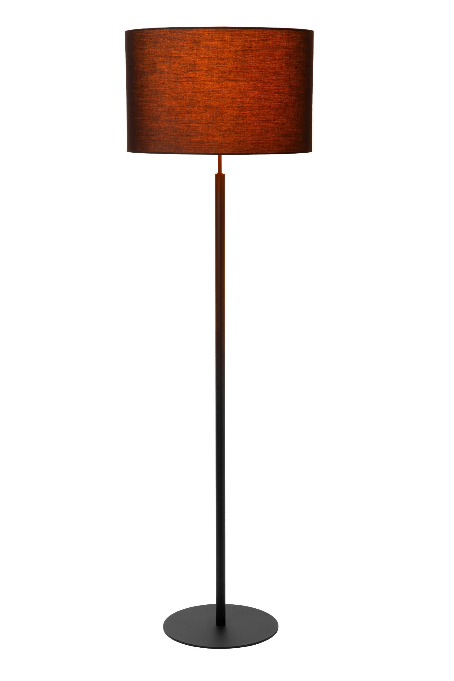 MAYA - Vloerlamp - Ø 45 cm - 1xE27 - Zwart