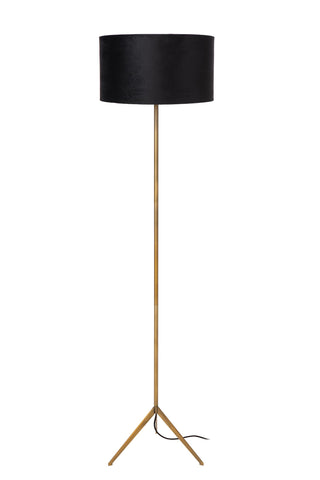 TONDO - Vloerlamp - Ø 38 cm - 1xE27 - Mat Goud / Messing
