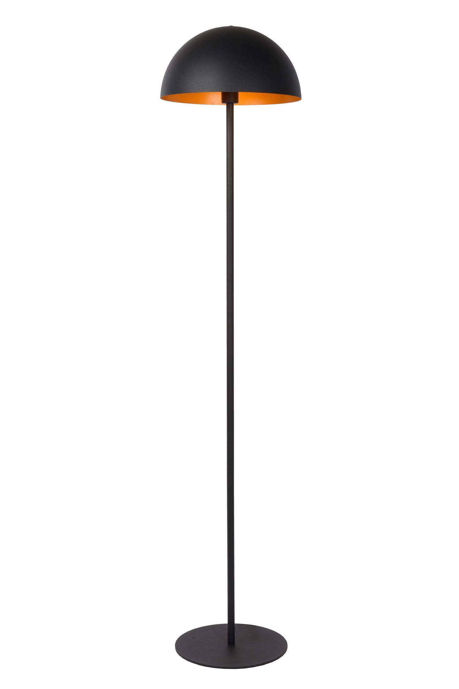 SIEMON - Floor lamp - Ø 35 cm - 1xE27 - Black