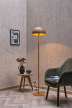 SIEMON - Lampadaire - Ø 35 cm - 1xE27 - Ocre