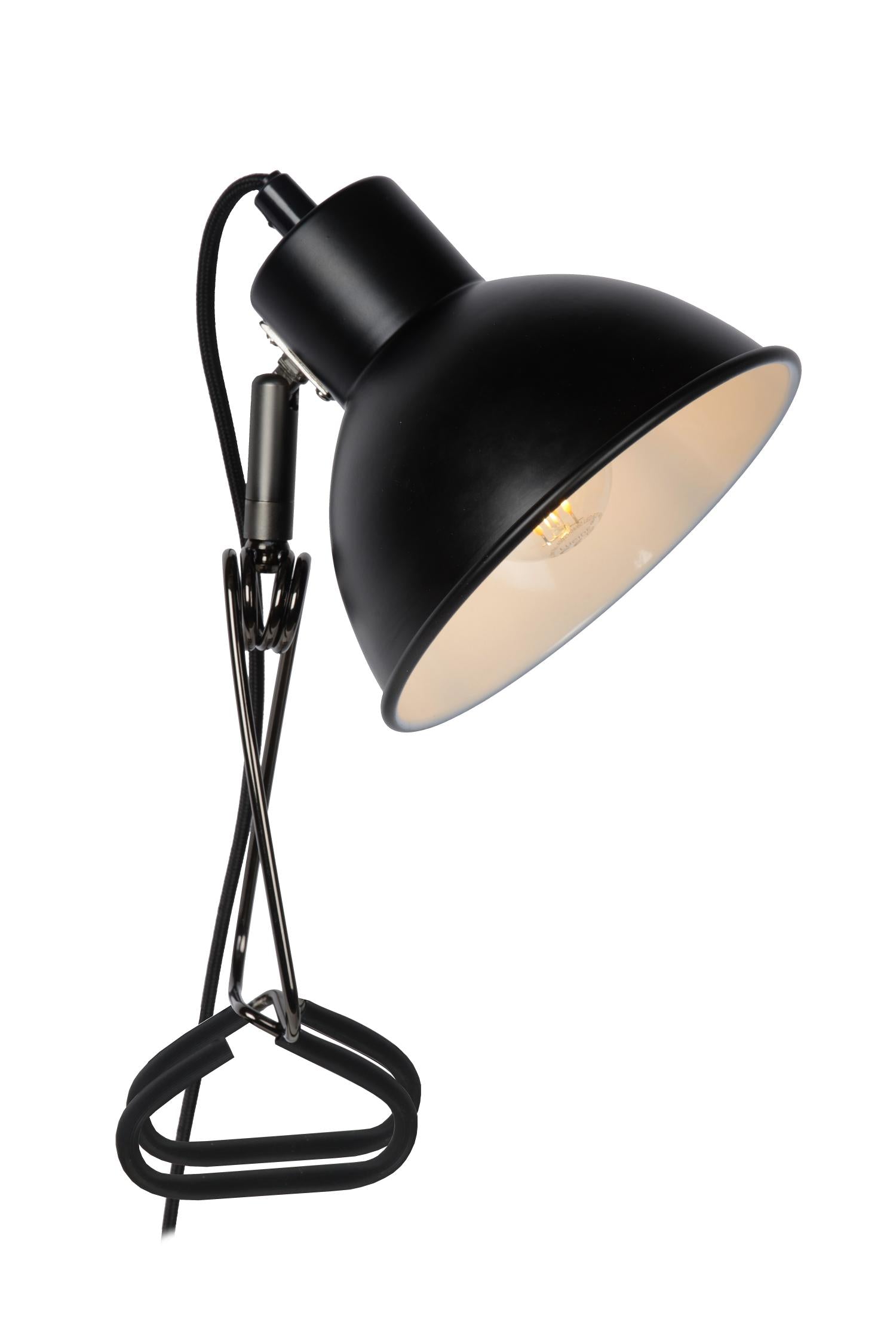 MOYS - Lampe à pince - 1xE27 - Noir