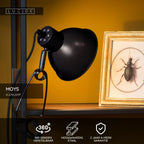 MOYS - Lampe à pince - 1xE27 - Noir