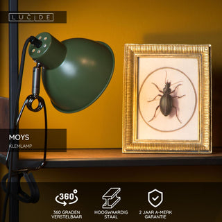 MOYS - Lampe à pince - 1xE27 - Vert