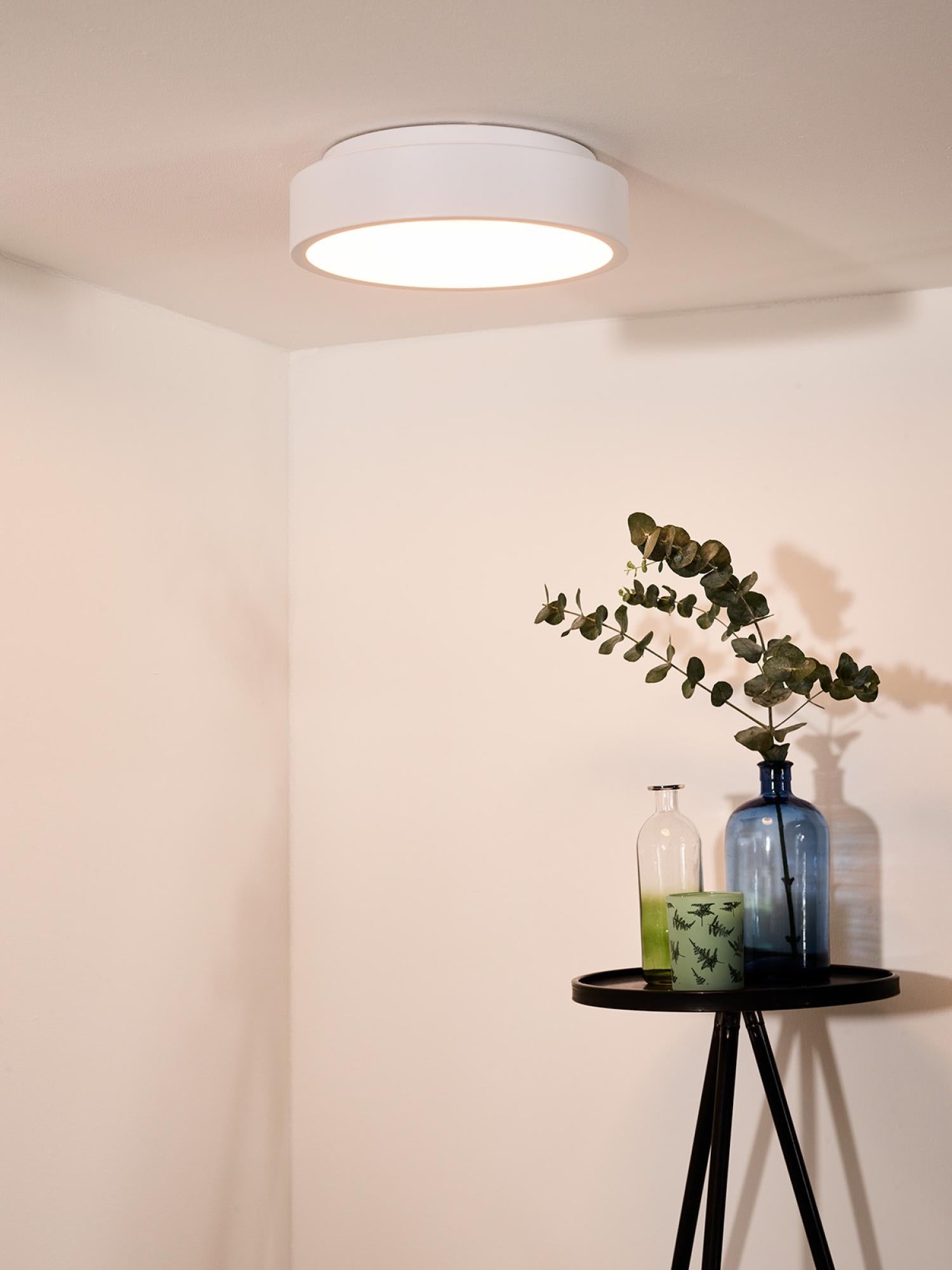 TALOWE LED - Ceiling light - Ø 30 cm - LED Dimmable - 1x20W 3000K - White