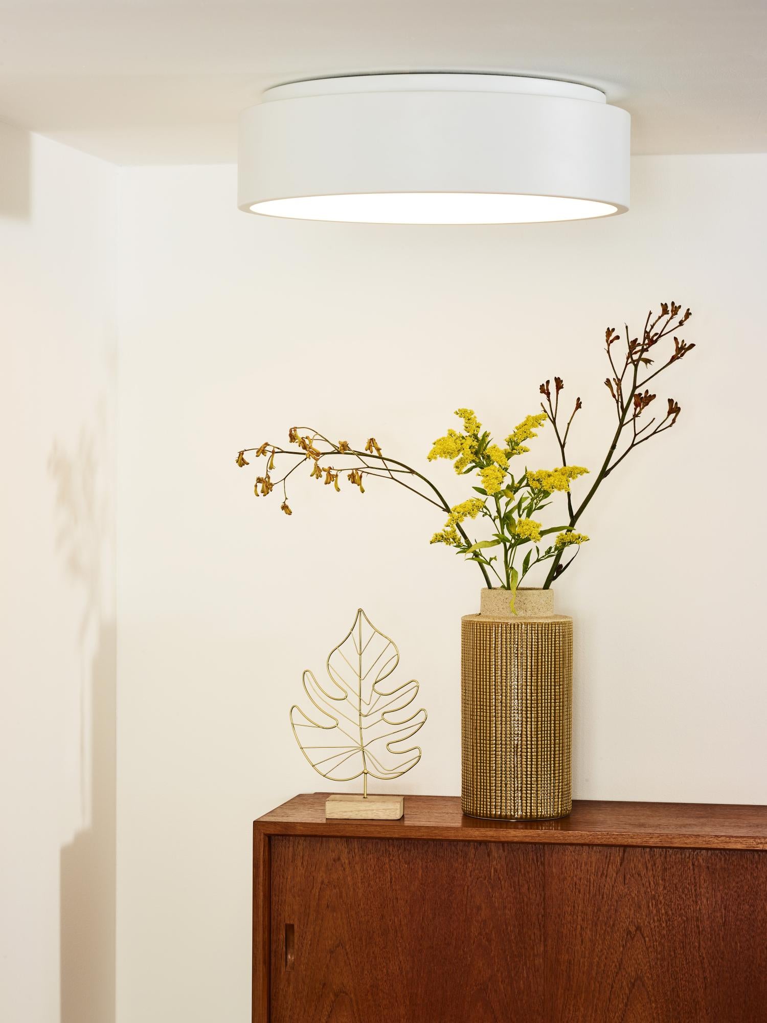 TALOWE LED - Plafonnier - Ø 45,5 cm - LED Var. - 1x30W 3000K - Blanc