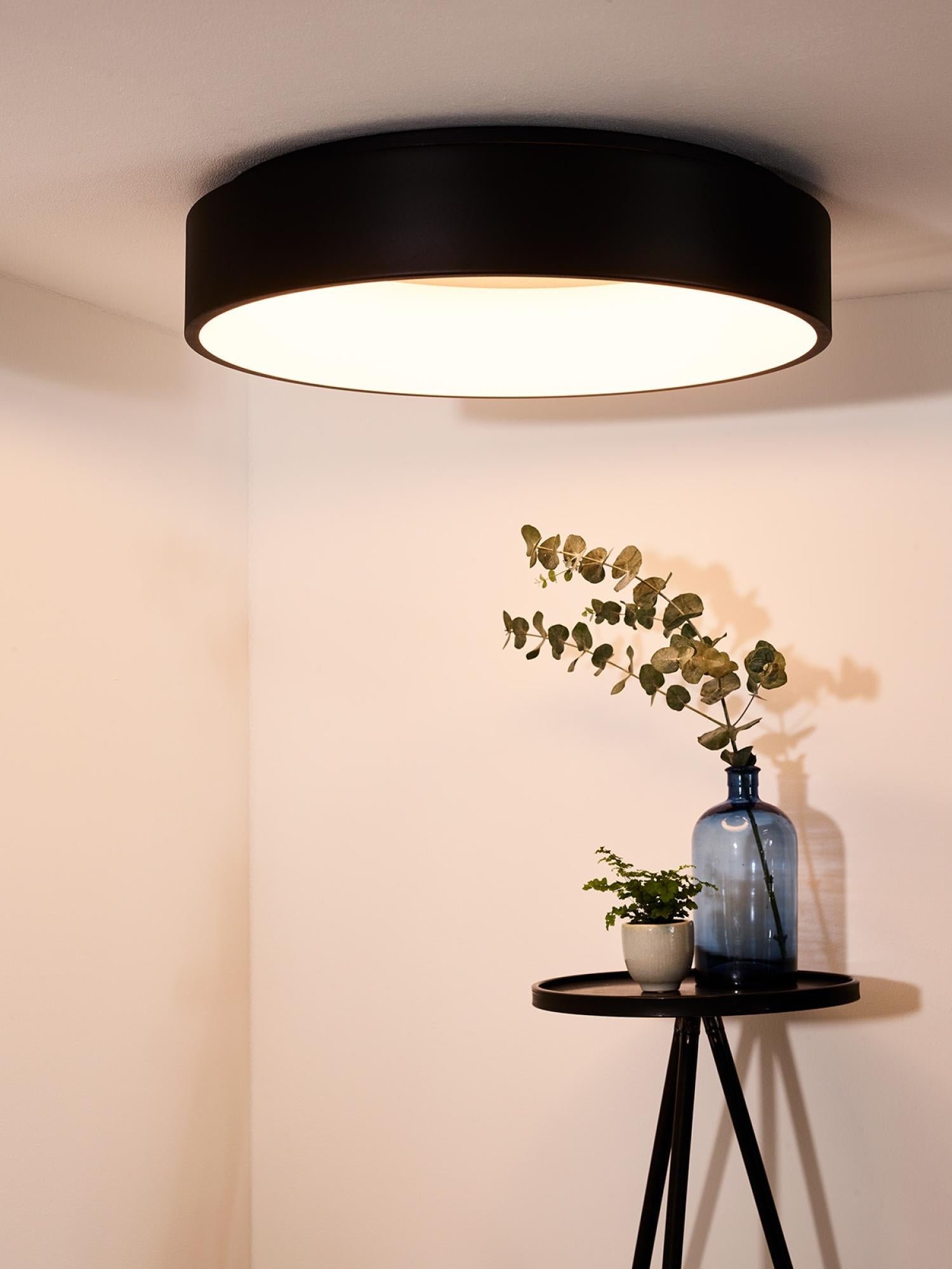 TALOWE LED - Plafonnier - Ø 60 cm - LED Var. - 1x42W 3000K - Noir