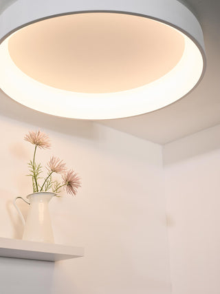 TALOWE LED - Plafonnière - Ø 80 cm - LED Dimb. - 1x80W 3000K - Wit