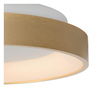 VIDAL - Ceiling light - Ø 28 cm - LED Dimmable - 1x20W 2700K - Matt Gold / Brass