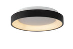 VIDAL - Plafonnière - Ø 28 cm - LED Dimb. - 1x20W 2700K - Zwart