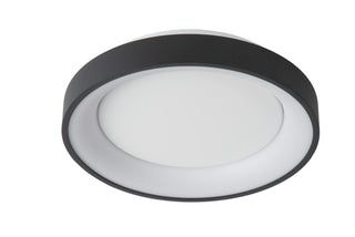 VIDAL - Plafonnière - Ø 28 cm - LED Dimb. - 1x20W 2700K - Zwart