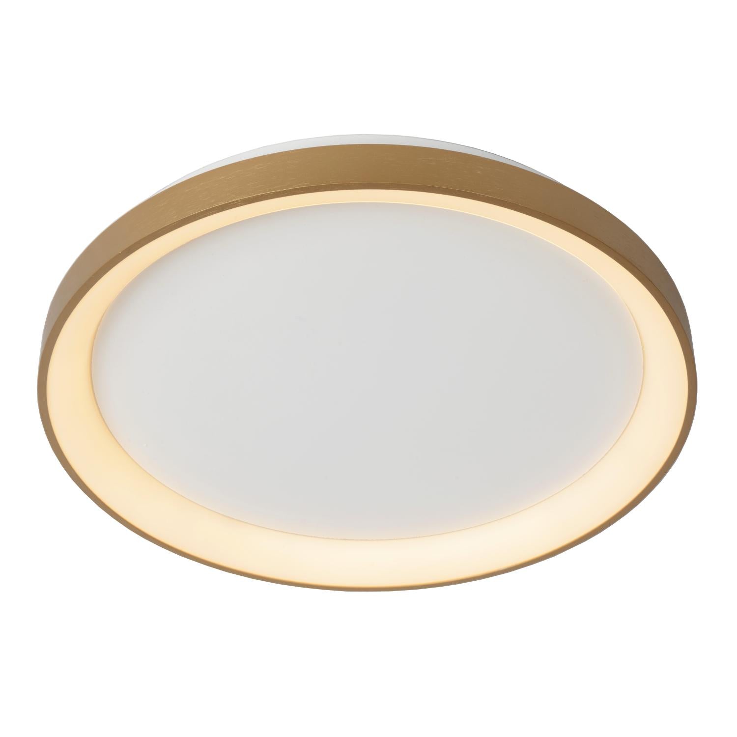 VIDAL - Ceiling light - Ø 48 cm - LED Dimmable - 1x38W 2700K - Matt Gold / Brass