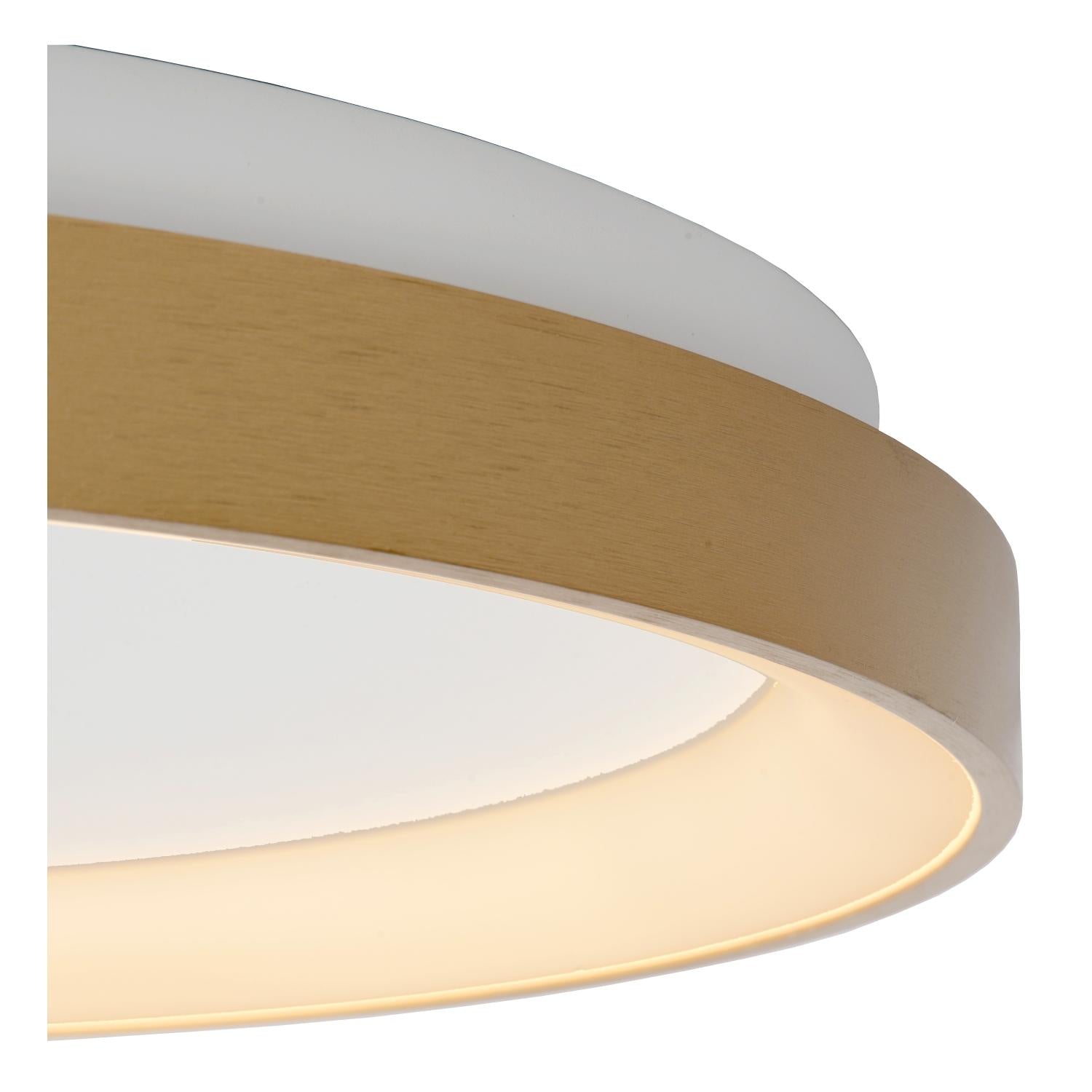 VIDAL - Ceiling light - Ø 48 cm - LED Dimmable - 1x38W 2700K - Matt Gold / Brass