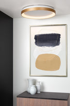 VIDAL - Ceiling light - Ø 48 cm - LED Dimmable - 1x38W 2700K - Matt Gold / Brass