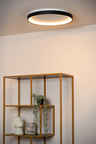 VIDAL - Plafonnière - Ø 48 cm - LED Dimb. - 1x38W 2700K - Zwart