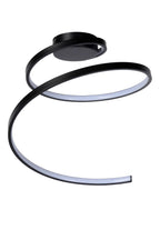 MAXENCE - Plafonnière - Ø 46 cm - LED 3 StepDim - 1x24W 3000K - Zwart